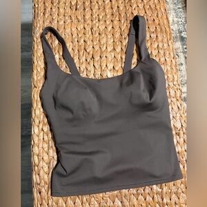NikeSKIMS Brown square neck tank